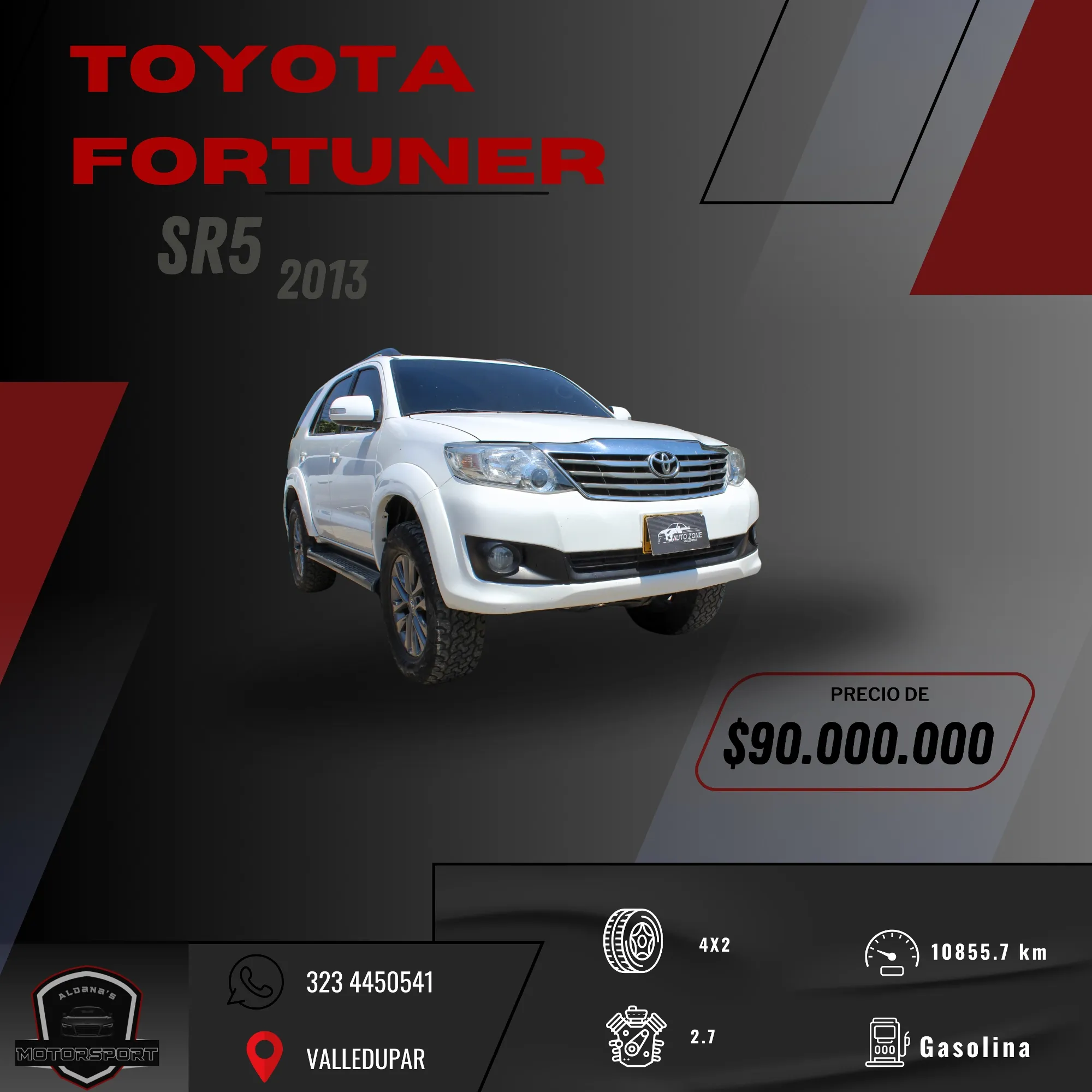 Toyota Fortuner SR5 2013