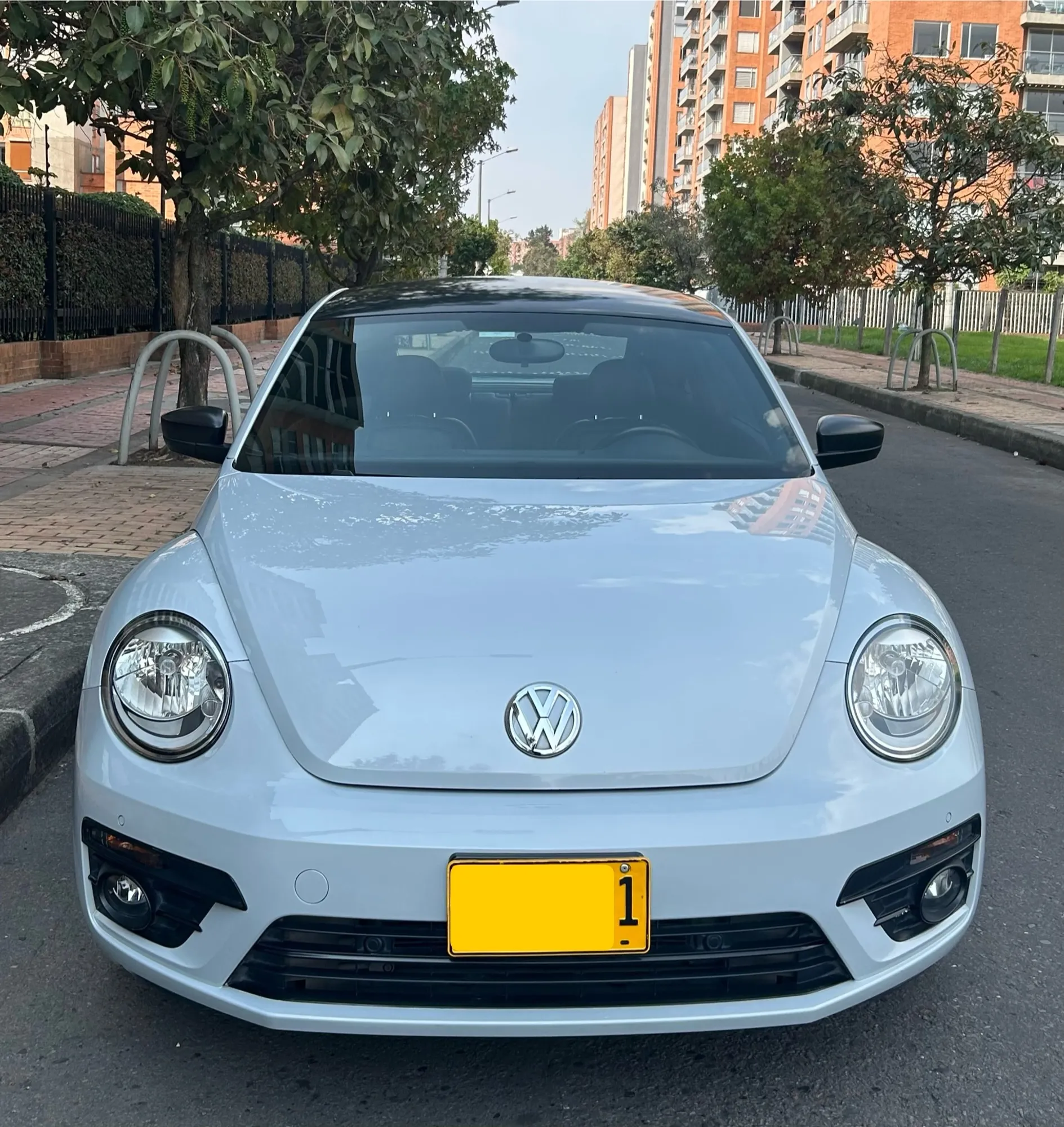 Volkswagen Beetle 2018 Plata Blanco Metálico 2.5