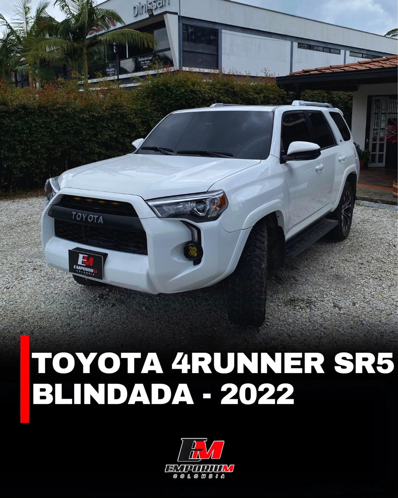 TOYOTA 4RUNNER SR5 BLINDADA 2022