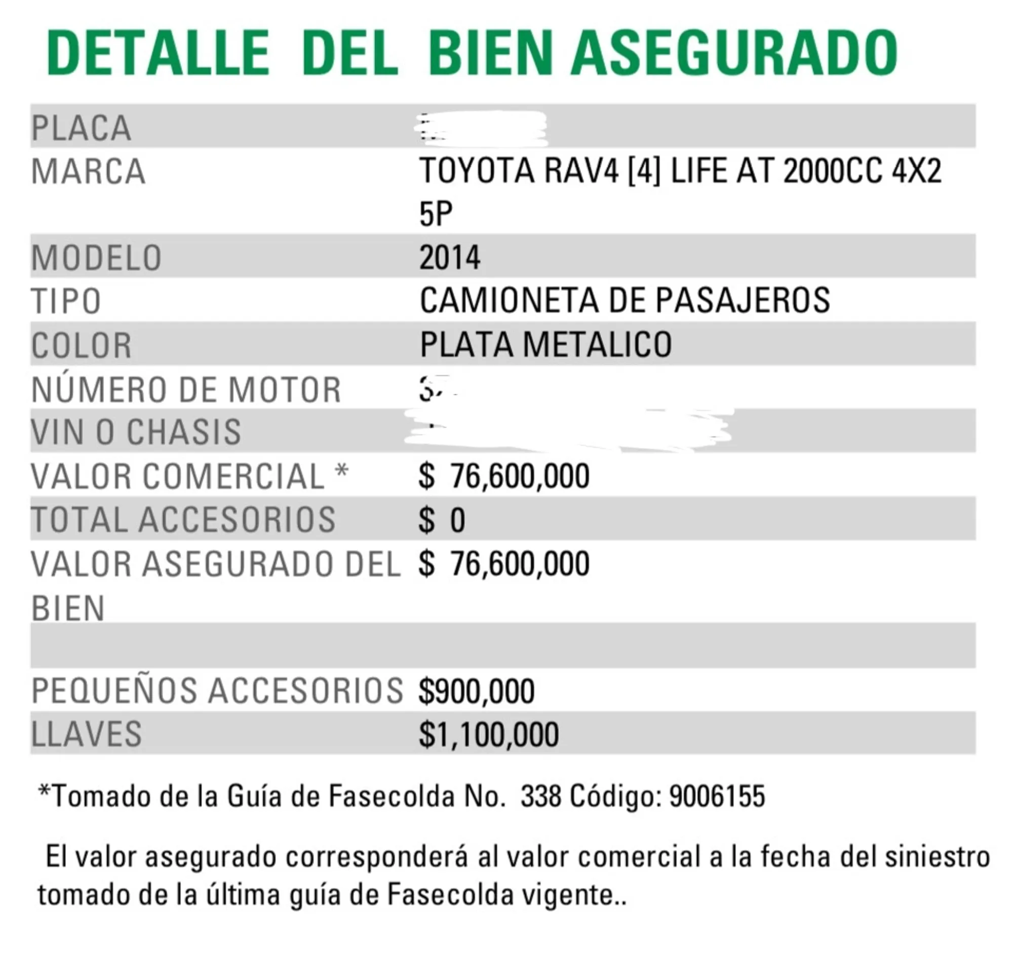 Toyota Rav 4 Modelo 2014 excelente estado en Monteria