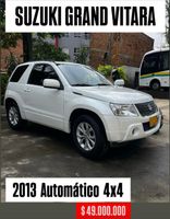 SUZUKI GRAND VITARA 2013 AUTOMÁTICO 4x4 3 Puertas 2.4 Gasolina Full Equipo