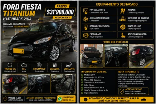Ford Fiesta  Titanium 2014 Hatchback