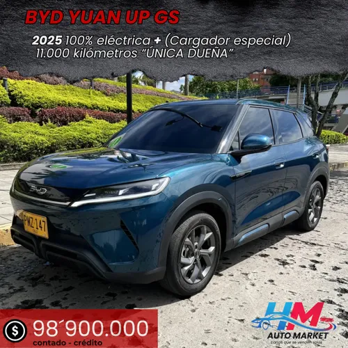 BYD YUAN UP EV versión Gs Full equipo CON CARGADOR ADICIONAL