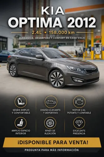 KIA OPTIMA 2012 2.4L