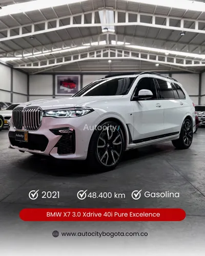 BMW X7 3.0 xDrive40i Pure Excellence 2021
