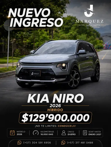 Kia Niro Vibrant Híbrida 2026