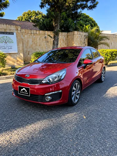 Kia Rio UB EX 2017 Rojo 1.2 Mecanico