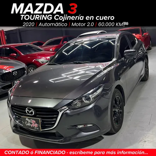 Mazda 3 Touring sedán Cojinería en cuero Machine Gray
