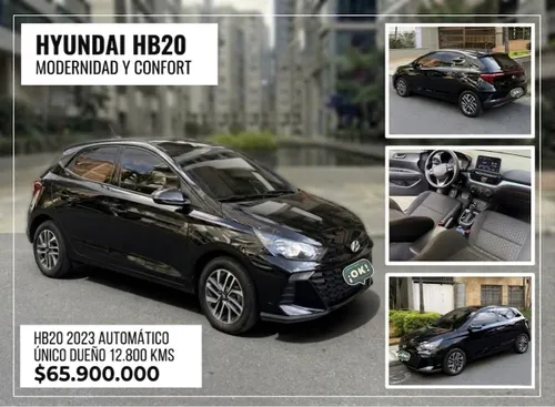 HYUNDAI HB20 2023 AUTOMATICO UNICO DUEO 12.800 KMS