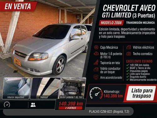 CHEVROLET AVEO LIMITED 2008