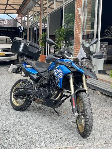 BMW F 800 GS 2012 MECANICA AZUL KMS 75.900 SALVAMENTO