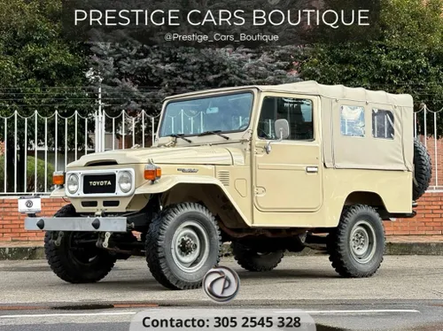 TOYOTA FJ43 placa antigua 