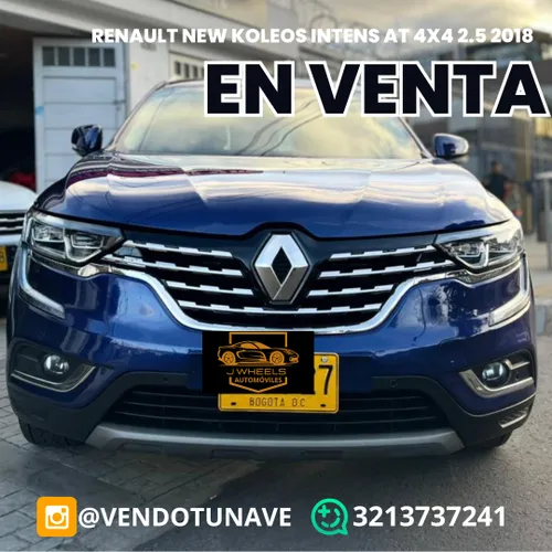 RENAULT NEW KOLEOS INTENS AT 4x4 2.5 2018 