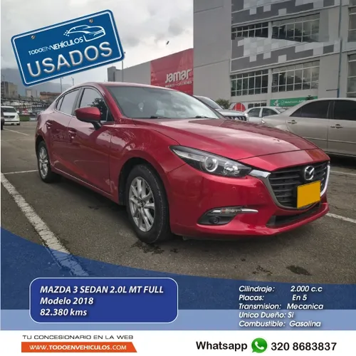 Mazda 3 Touring Sedan MT 2.0L 2018