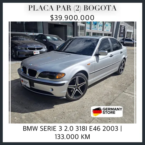 BMW Serie 3 2.0 318i E46 2003  133.000 km