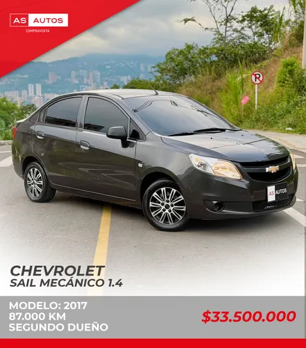 Chevrolet sail segundo dueno 2017
