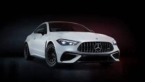  Mercedes benz CLE 53 AMG COUPE 4MATIC Híbrido 2026 en Blanco Opalita Manufaktur asegura estrenarlo este 2025