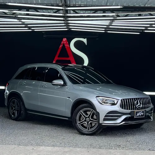 MERCEDES BENZ GLC300E 4MATIC PLATA 2.0 TURBO 2020 AT HIBRIDA