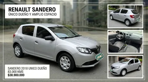 RENAULT SANDERO 2018 UNICO DUENO
