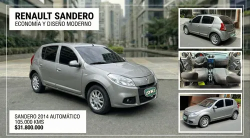 RENAULT SANDERO 2014 AUTOMATICO FULL EQUIPO