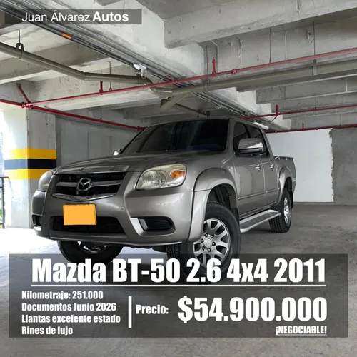  MAZDA BT-50 4X4 2.6 GASOLINA 2011 