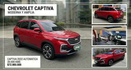 CHEVROLET CAPTIVA 2022 AUTOMATICA FULL EQUIPO