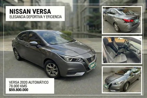 NISSAN VERSA 2020 AUTOMATICO Y FULL EQUIPO