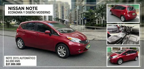 NISSAN NOTE 2015 AUTOMATICO 84.000 KMS