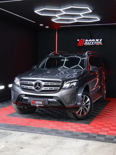 MERCEDES BENZ GSL 500 4MATIC 2019 4.7L AUTOMATICA 4X4 GRIS KMS 113.000 SALVAMENTO SURA