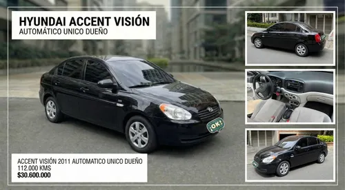 HYUNDAI ACCENT VISION 2011 AUTOMATICO UNICO DUENO