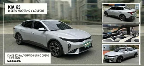 KIA K3 2025 AUTOMATICO UNICO DUENO PINTURA ORIGINAL