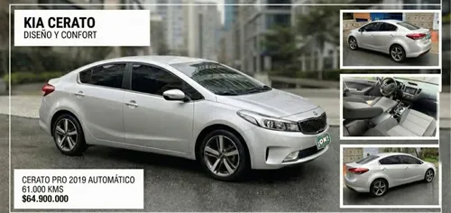 KIA CERATO PRO 2019 AUTOMATICO PINTURA ORIGINAL