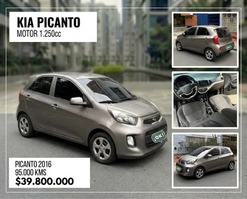 KIA PICANTO 2016 MOTOR 1.250cc