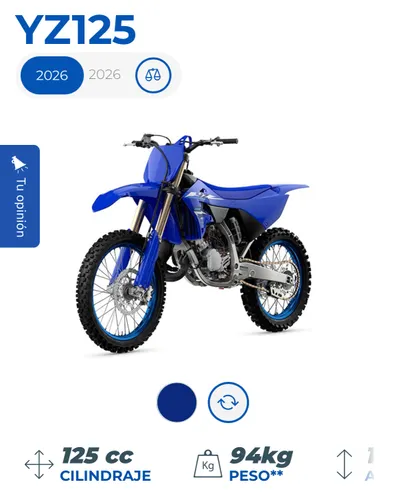 YAMAHA YZ125 modelo 2026