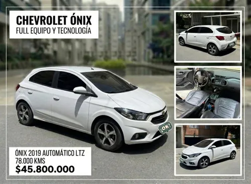 CHEVROLET ONIX 2019 AUTOMATICO LTZ FULL EQUIPO