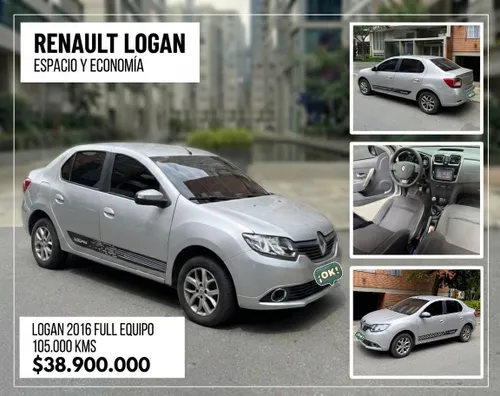 RENAULT LOGAN 2016 FULL EQUIPO