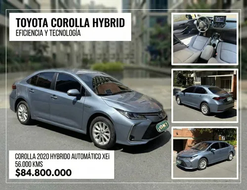 TOYOTA COROLLA 2020 HYBRIDO AUTOMÁTICO XEi