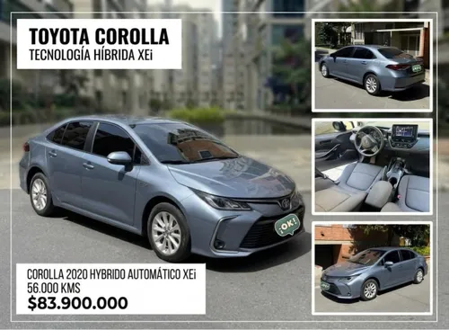 TOYOTA COROLLA 2020 HYBRIDO AUTOMÁTICO XEi