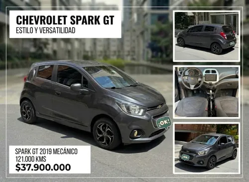CHEVROLET SPARK GT 2019 GRIS OSCURO