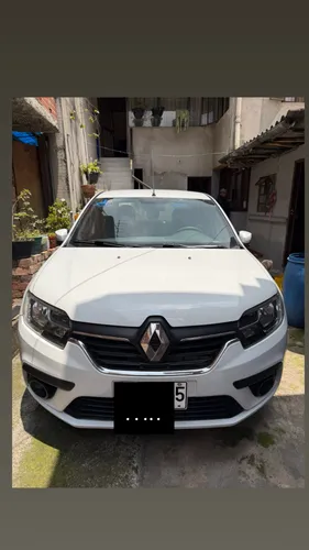 Renault logan - carro de servicio especial placa blanca 