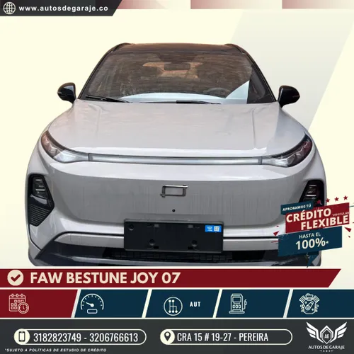 FAW BESTUNE J0Y 07-  PRECIO DE LANZAMIENTO