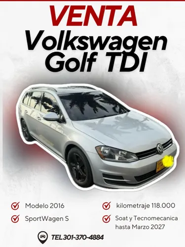 Volkswagen Golf tdi 2016 - 2.0 turbo