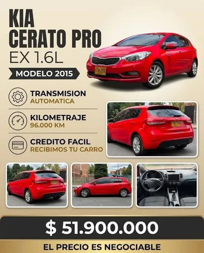 2015 Kia cerato pro ex 1.6l