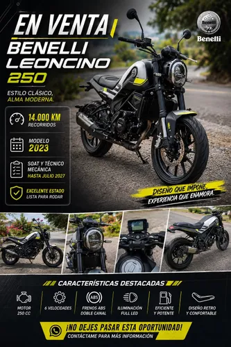Vendo Benelli Leoncino 250 casi nueva