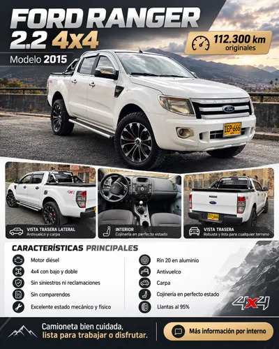 Ford ranger 4x4 Diesel 2.2