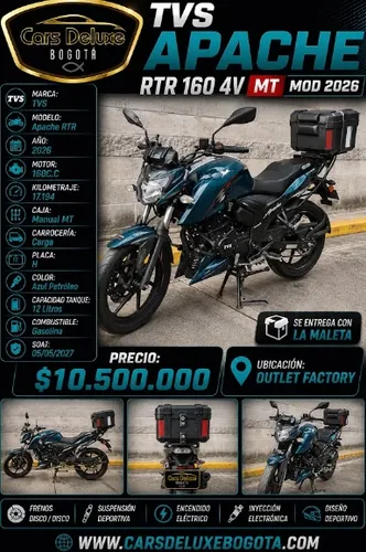 TVS APACHE RTR 160 4V MT MOD 2026