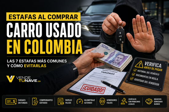 Noticia - Estafas al comprar carro usado en Colombia | VendeTuNave