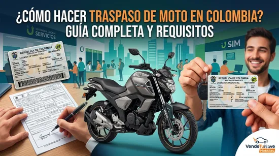 Noticia - ¿Cómo hacer traspaso de moto en Colombia? | VendeTuNave