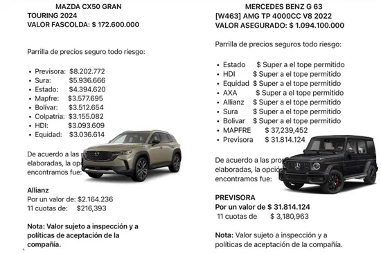 Noticia - ¿Cuánto vale un seguro todo riesgo para carro?