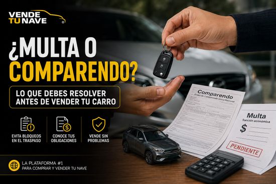 Noticia - Multa o Comparendo Antes de Vender tu Carro | VendeTuNave